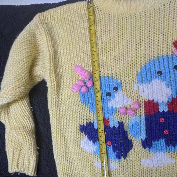 Unique Cute Romantic Pair Love Couple Pullover Dolman Sleeves Loose Sweater 3D - Picture 11 of 16